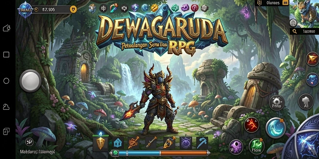 Tampilkan visual menarik dari gameplay DEWAGARUDA yang mengasyikkan.