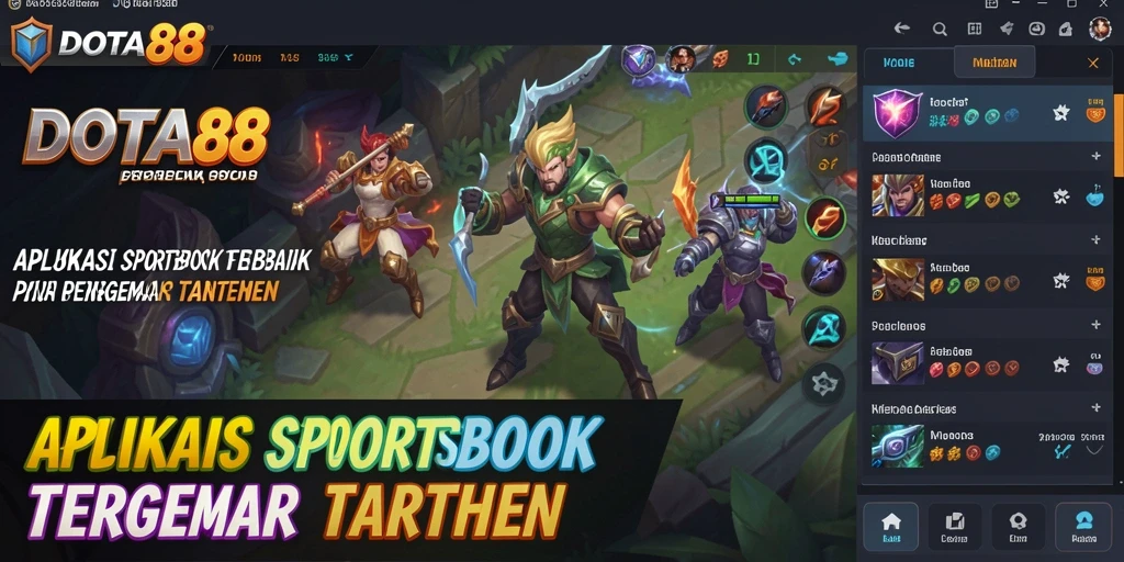 Tampilan antarmuka DOTA88 yang menarik saat melakukan taruhan olahraga.