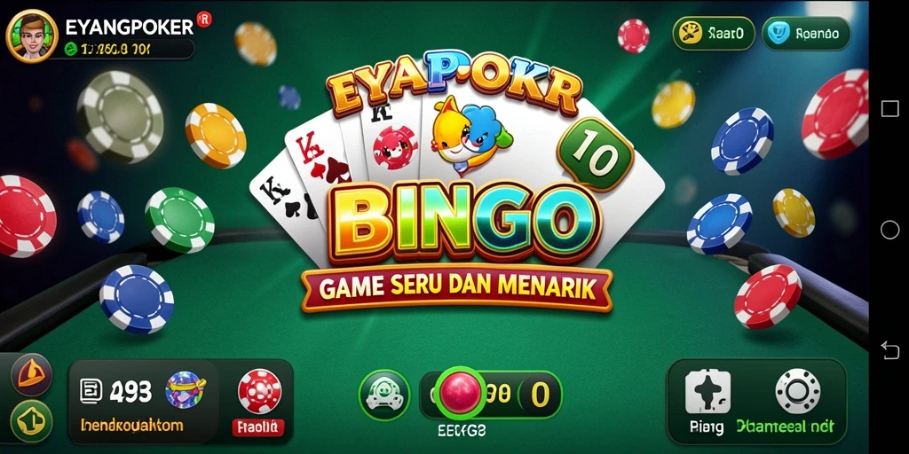 Gameplay seru EYANGPOKER dengan interaksi pemain yang aktif.