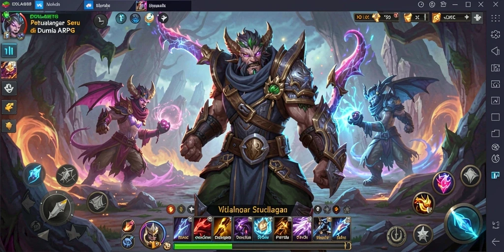 Gameplay seru dalam IDOLABET88 dengan pertarungan ARPG yang menantang.