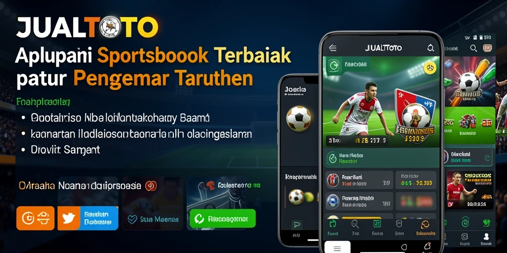 Tampilan tampilan utama JUALTOTO dengan taruhan olahraga yang menarik.