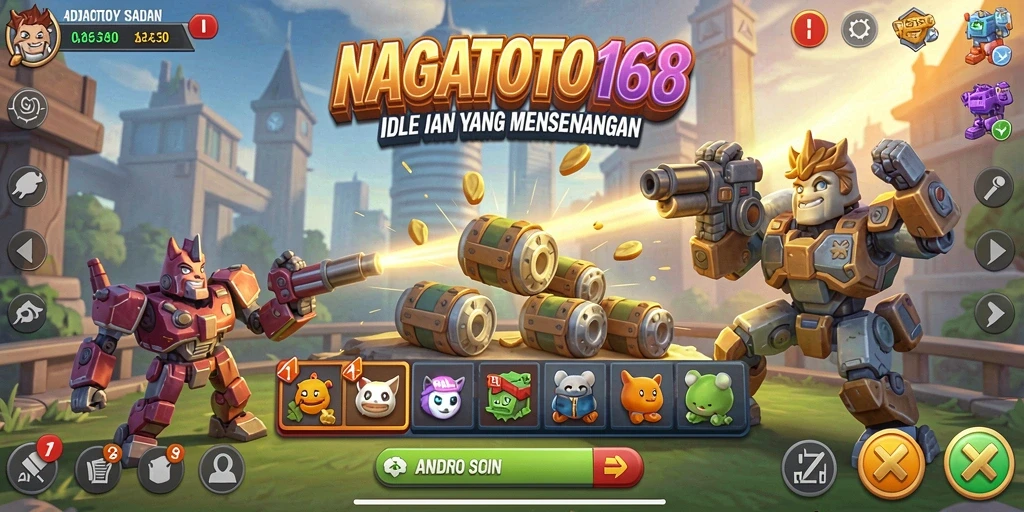 Tampilan gameplay NAGATOTO168 yang menawan dan santai.