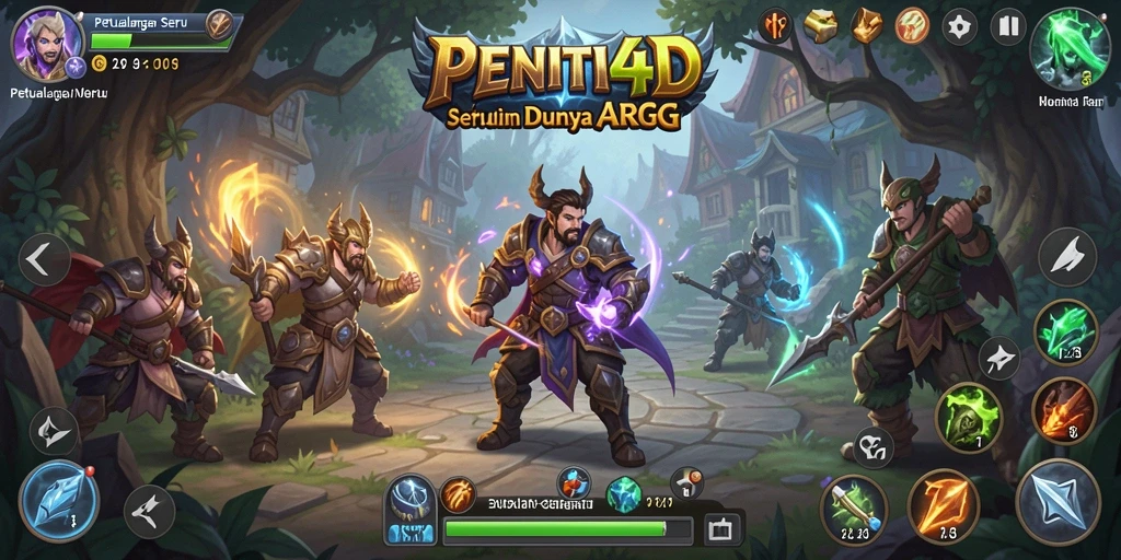 Tangkapan layar utama PENITI4D menampilkan aksi gameplay ARPG yang mendebarkan.