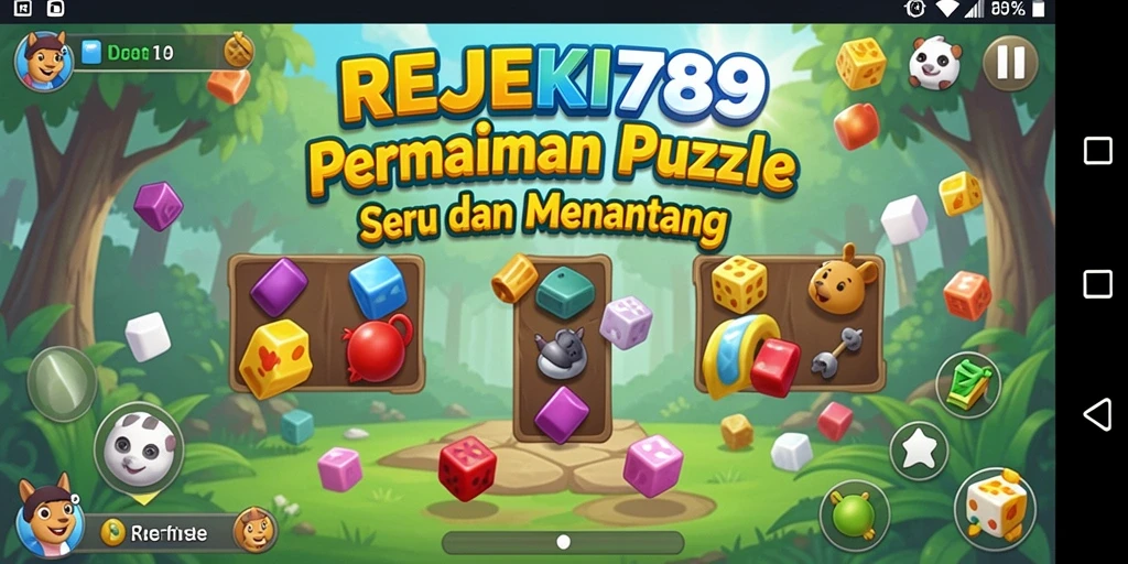 Tampilan screenshot dari gameplay seru REJEKI789.